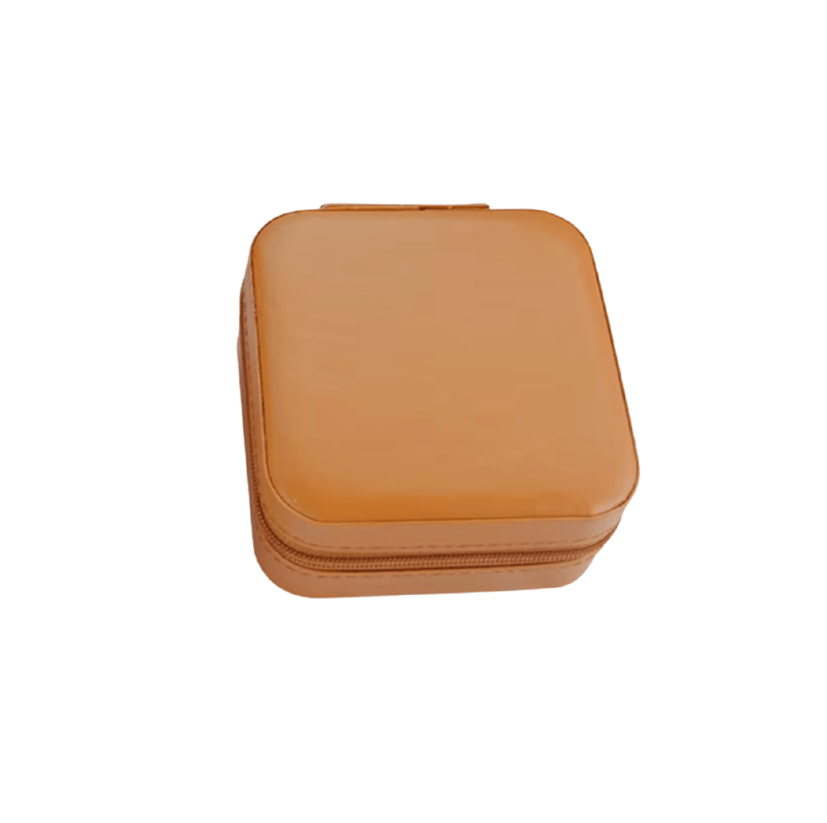 Cognac Jewelry Mini Travel Case