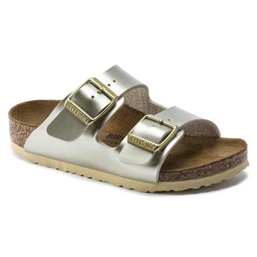 Birkenstock Arizona Kids Birko-Flor Electric Metallic Gold