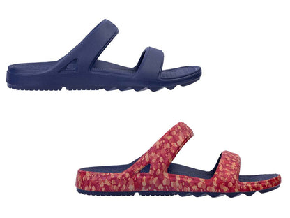 Fusion Slim Splash Orthotic 2-Pack Slide Sandals - Wide Width