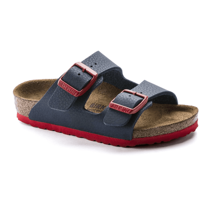 Birkenstock Arizona Kids Birko-Flor Desert Soil Blue Red
