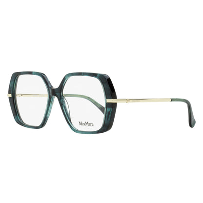 Max Mara Geometric Eyeglasses MM5175 001 Black/Gold 52mm