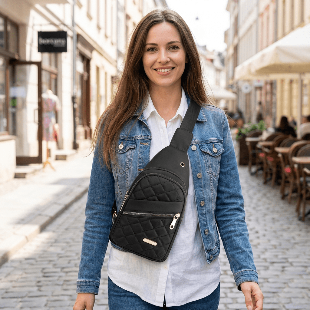 Clarissa Quilted Sling Bag