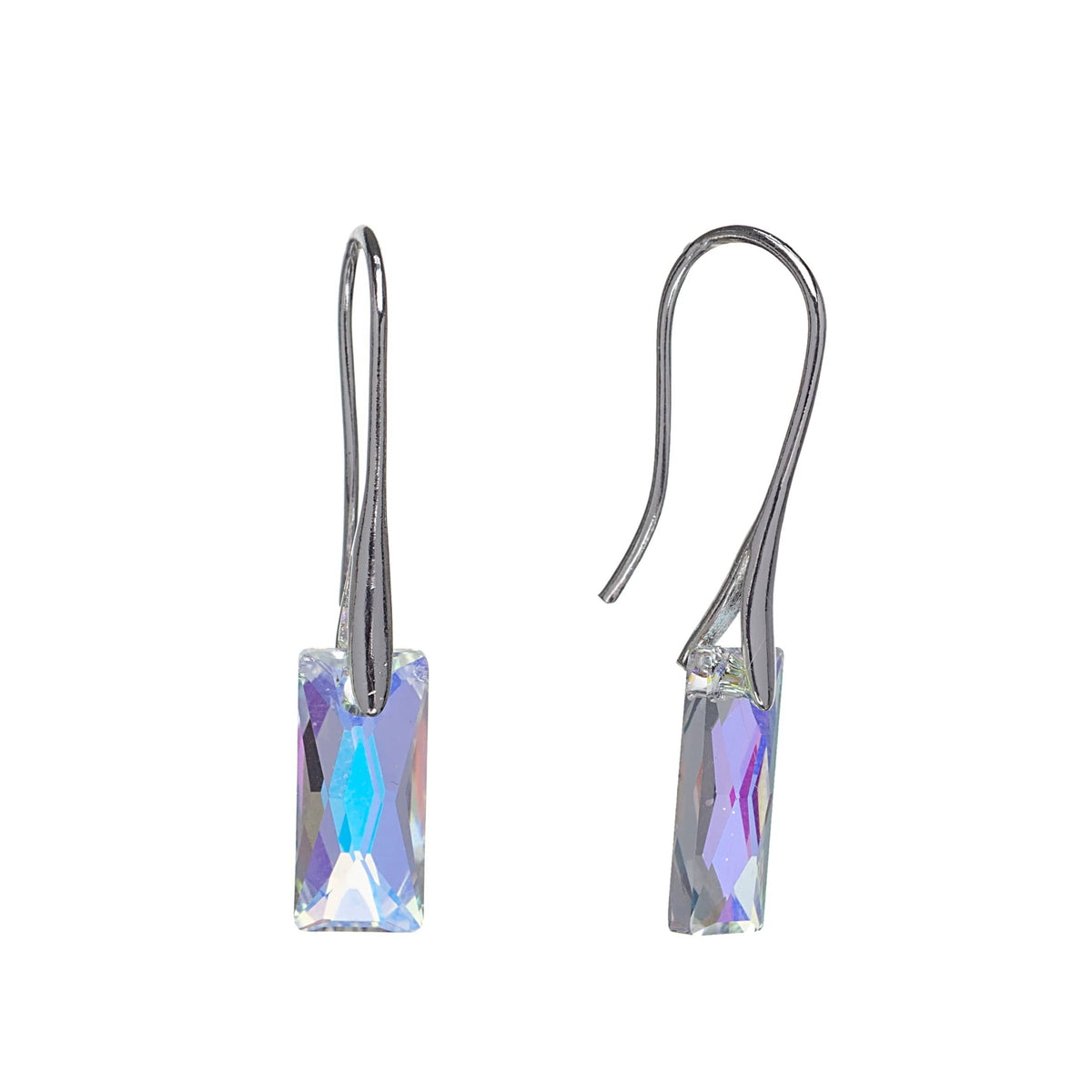 Aurora Borealis Swarovski Crystal Earrings – Volcano Swarovski Crystal Earrings