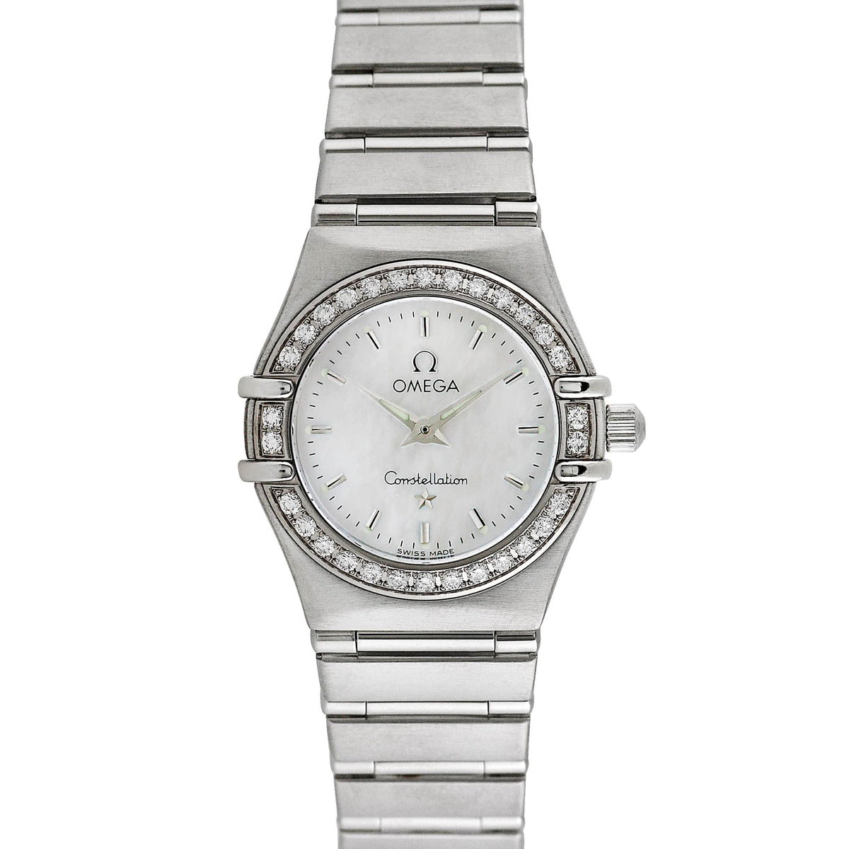 Pre-owned Omega Women's Constellation 22.5mm Stainless Steel Wristwatch - 1466.71