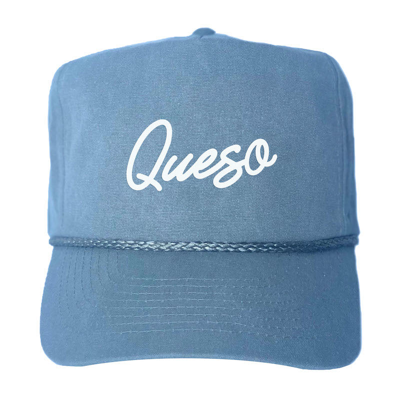 Frankie Jean Queso Cursive Canvas Trucker