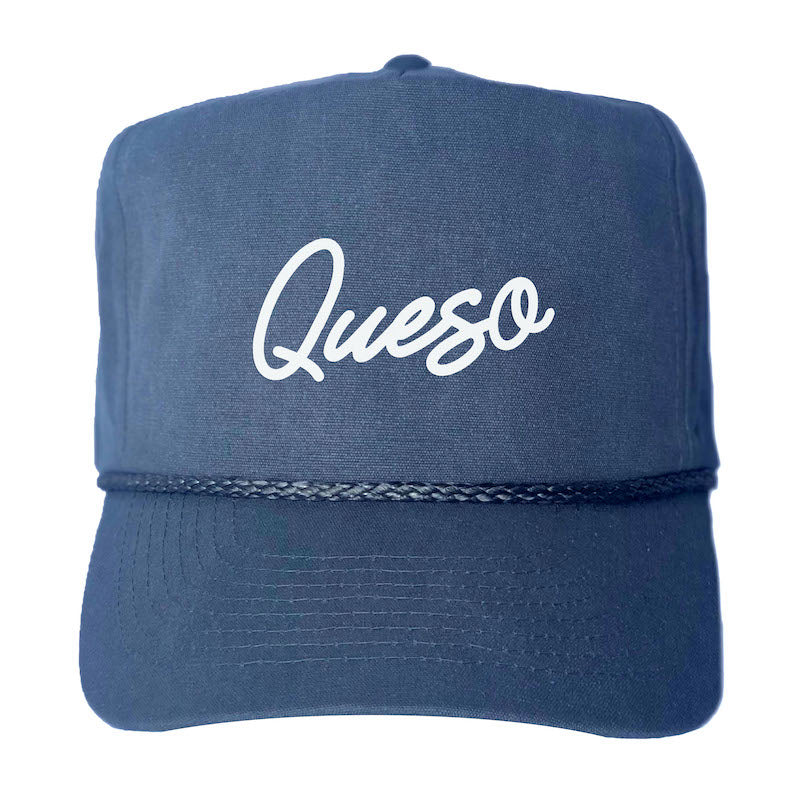 Frankie Jean Queso Cursive Canvas Trucker