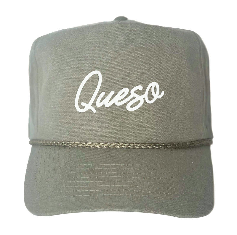 Frankie Jean Queso Cursive Canvas Trucker