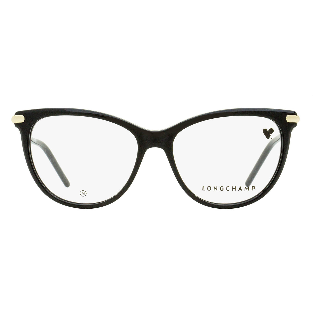 Longchamp Soft Oval Eyeglasses LO2727 001 Black 53mm