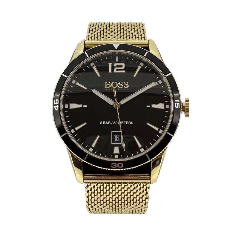 Hugo Boss Gold Mesh Strap Men's Watch Drifter 1513901