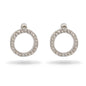 Zaza & Lilli Rhodium-Plated Silver Glint Stud Earrings