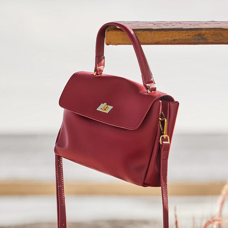Elegant Leather Satchel Bag
