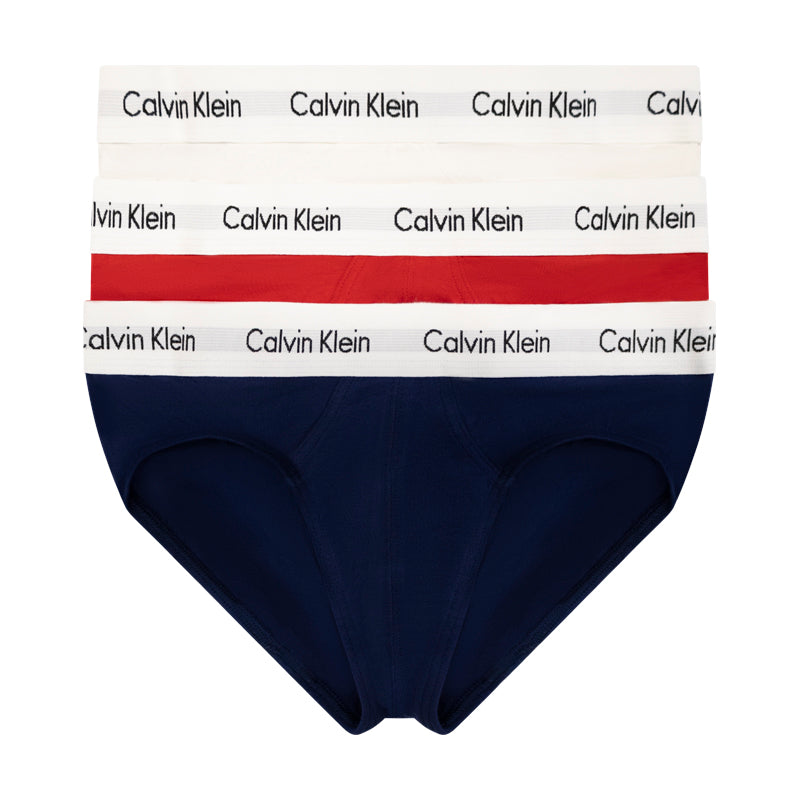 Calvin Klein Cotton Stretch Hip Briefs Underwear 3 Pack Men's