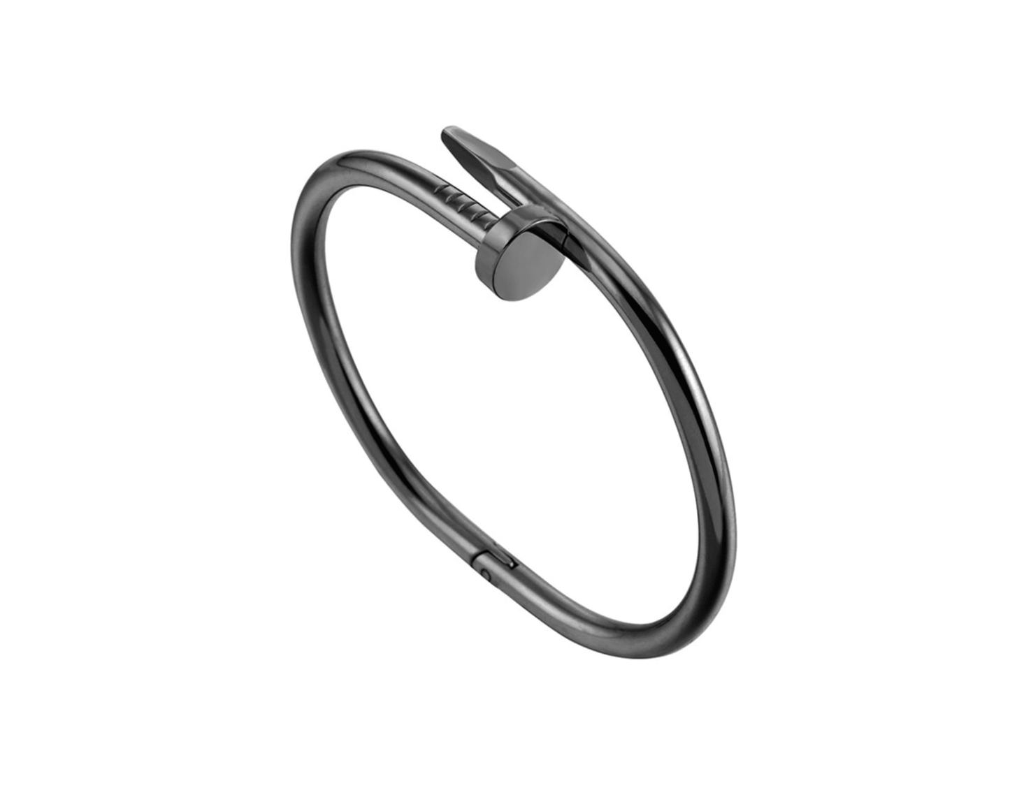 Black Nail Cuff Bracelet