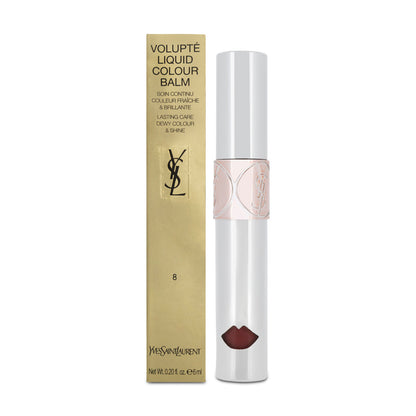 YSL Volupte Liquid Lip Balm 8 Excite Me Pink (Blemished Box)