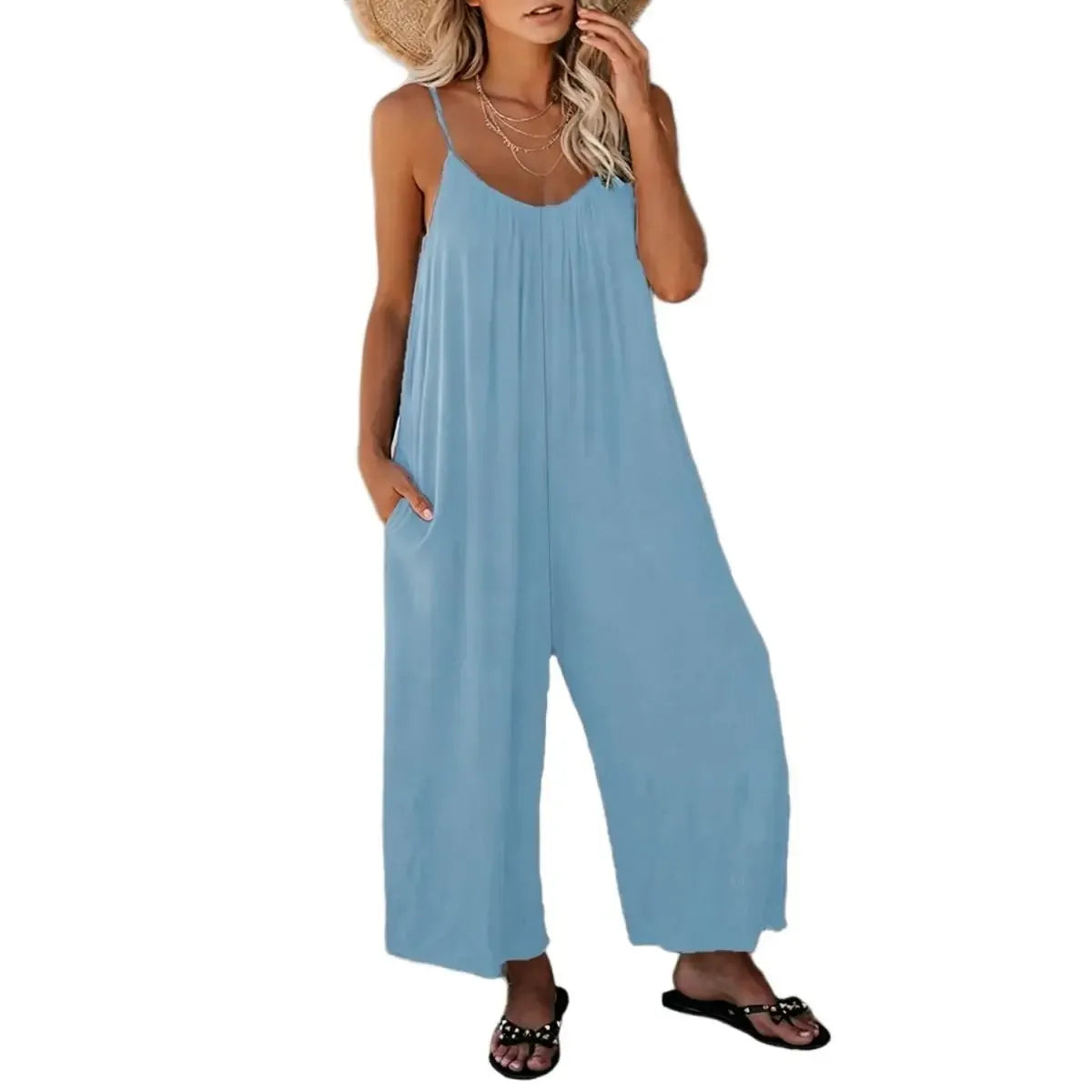 Casual Sleeveless Jumpsuit