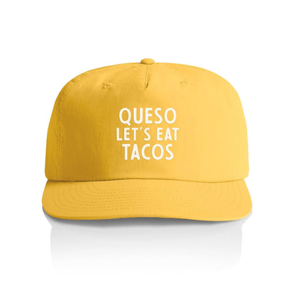 Frankie Jean Queso Let's Eat Tacos Nylon Snapback