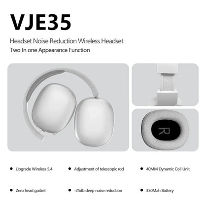 Foldable Wireless Headset with Rotary Control