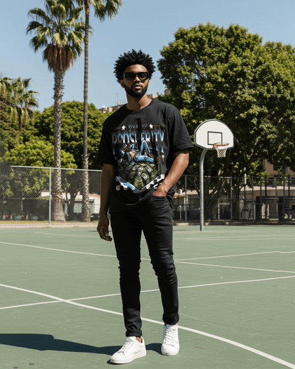 G West Rich Man Oversized T-Shirt Mens