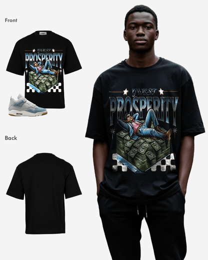 G West Rich Man Oversized T-Shirt Mens