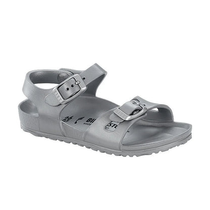 Birkenstock Rio Essentials Kids EVA Metallic Silver