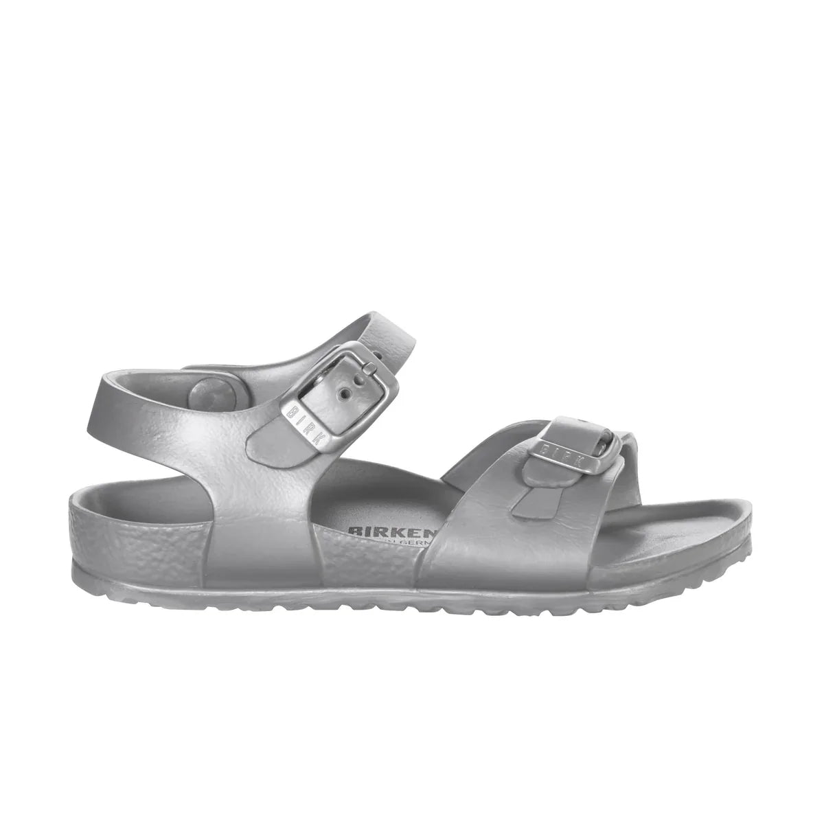 Birkenstock Rio Essentials Kids EVA Metallic Silver