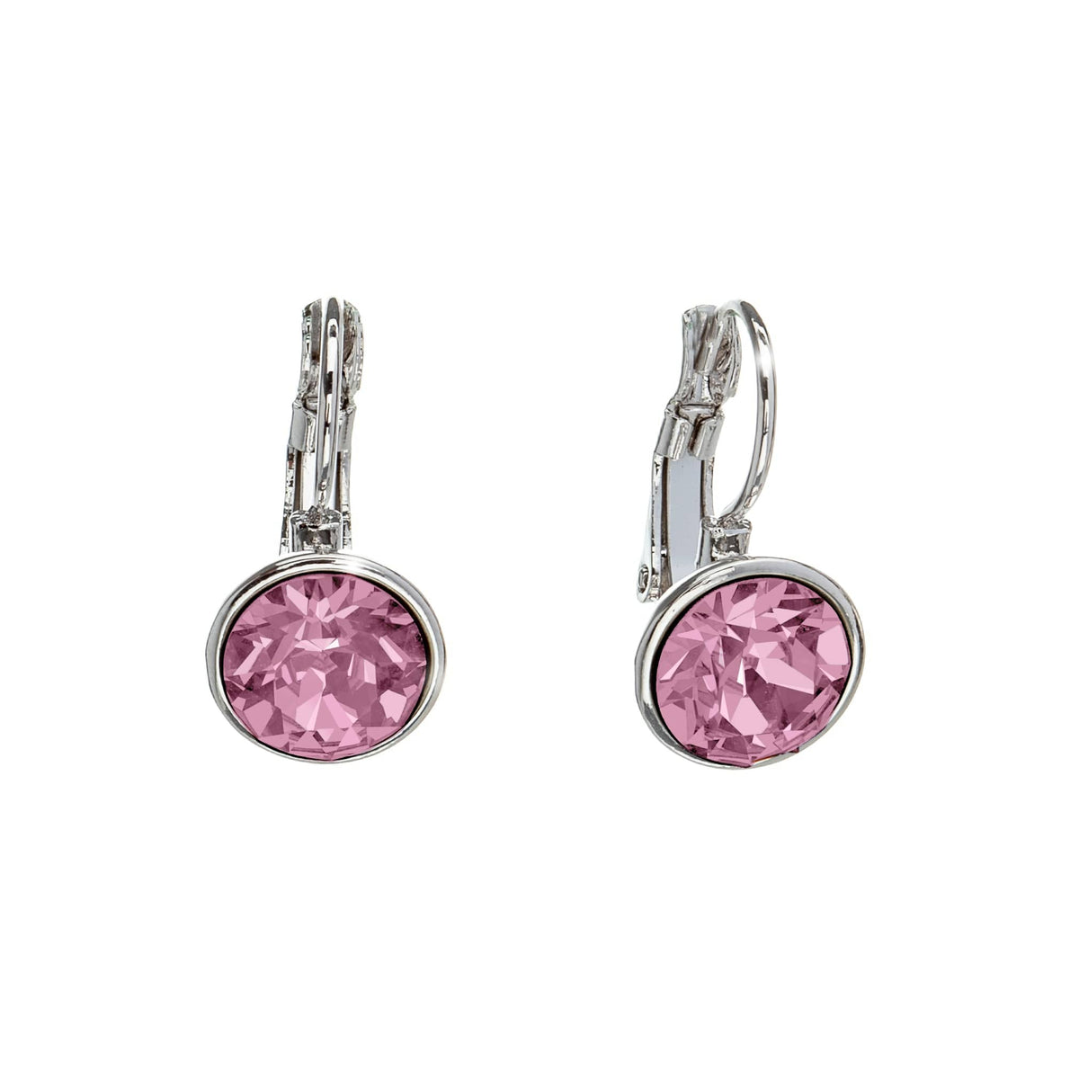 Classic Leverback Earrings with Sparkling Swarovski Crystals by callura