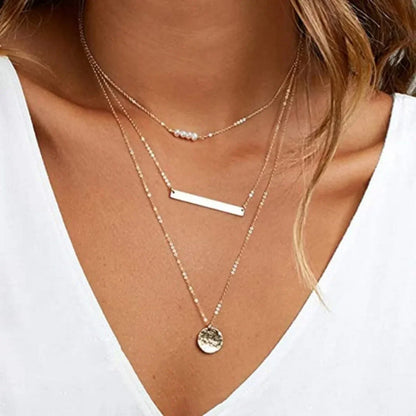 Fashionable Versatile Stackable Necklace