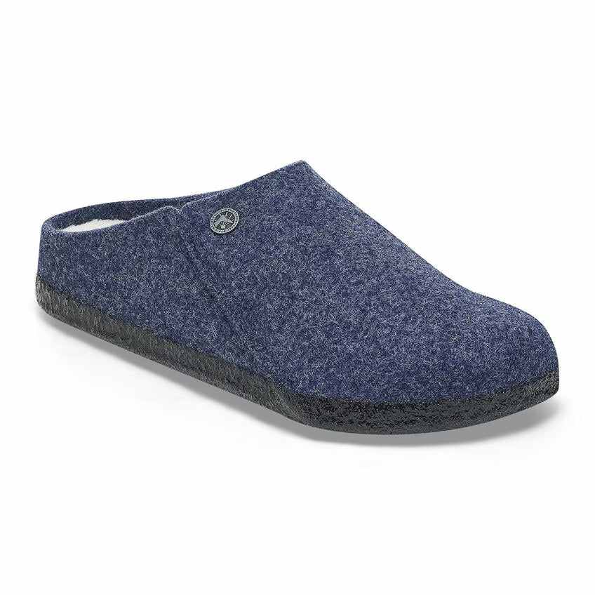 Birkenstock Zermatt Shearling Wool Rivet Blue