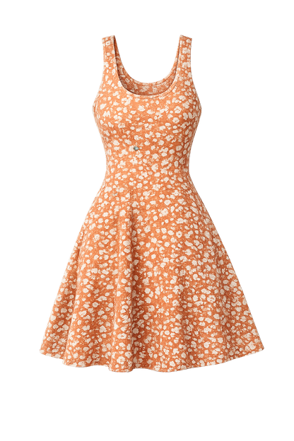 Women's Floral Spaghetti Strap Mini Sundress 2026