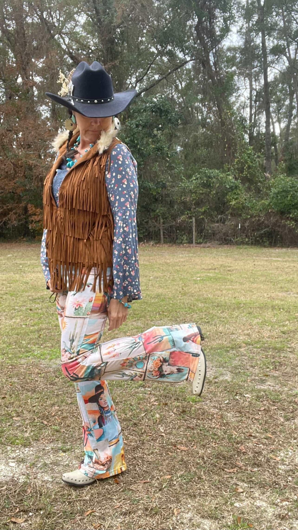 Colores de Mexico Flare Pants Pictures of the Southwest
