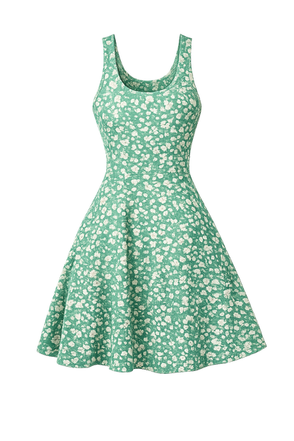 Women's Floral Spaghetti Strap Mini Sundress 2026
