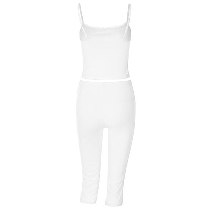 Casual 2 Pcs Sets  Summer Women Outfits Streetwear Sport