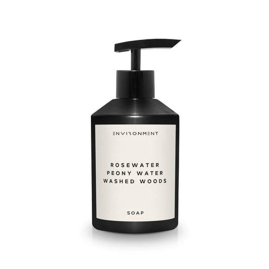 ENVIRONMENT 300mL Hand Soap Rosewater PeonyWater WashedWoods