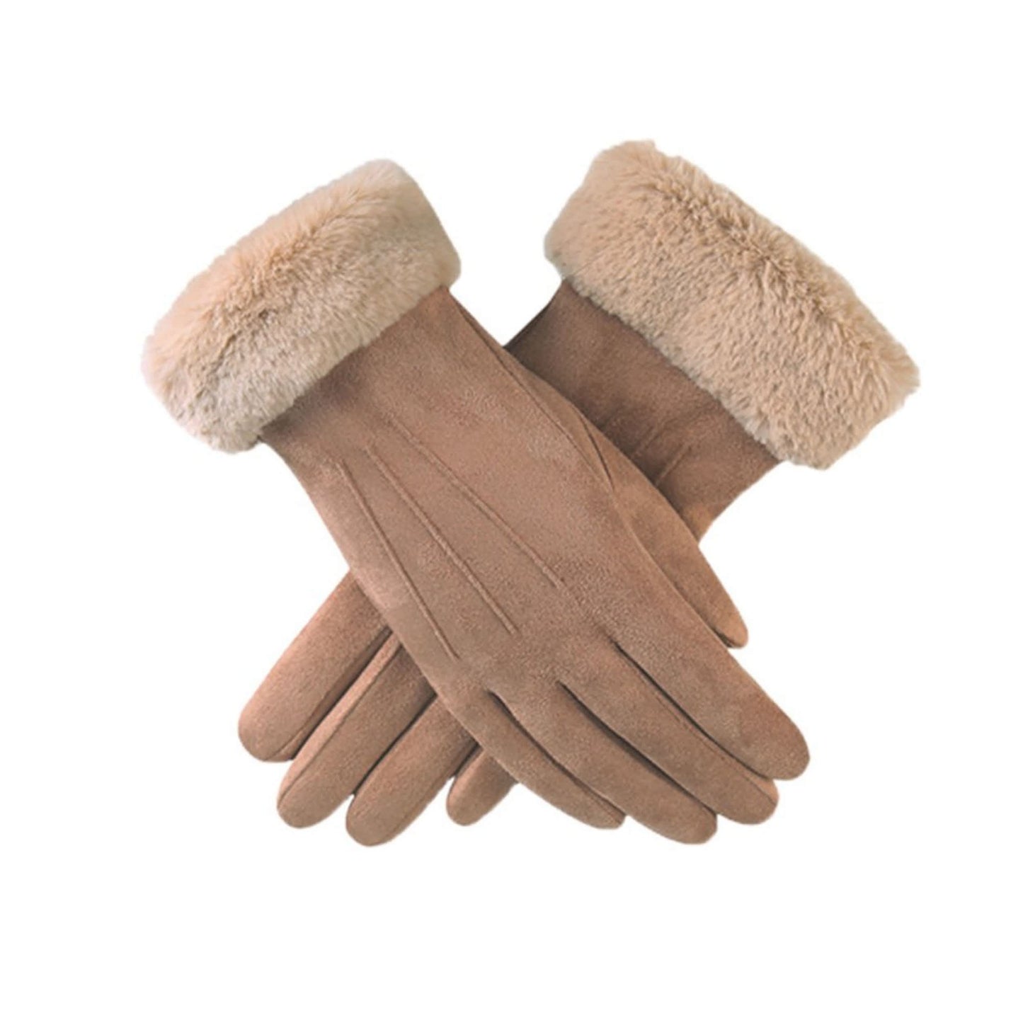 Clarissa Faux Suede Touch Gloves
