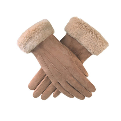 Clarissa Faux Suede Touch Gloves