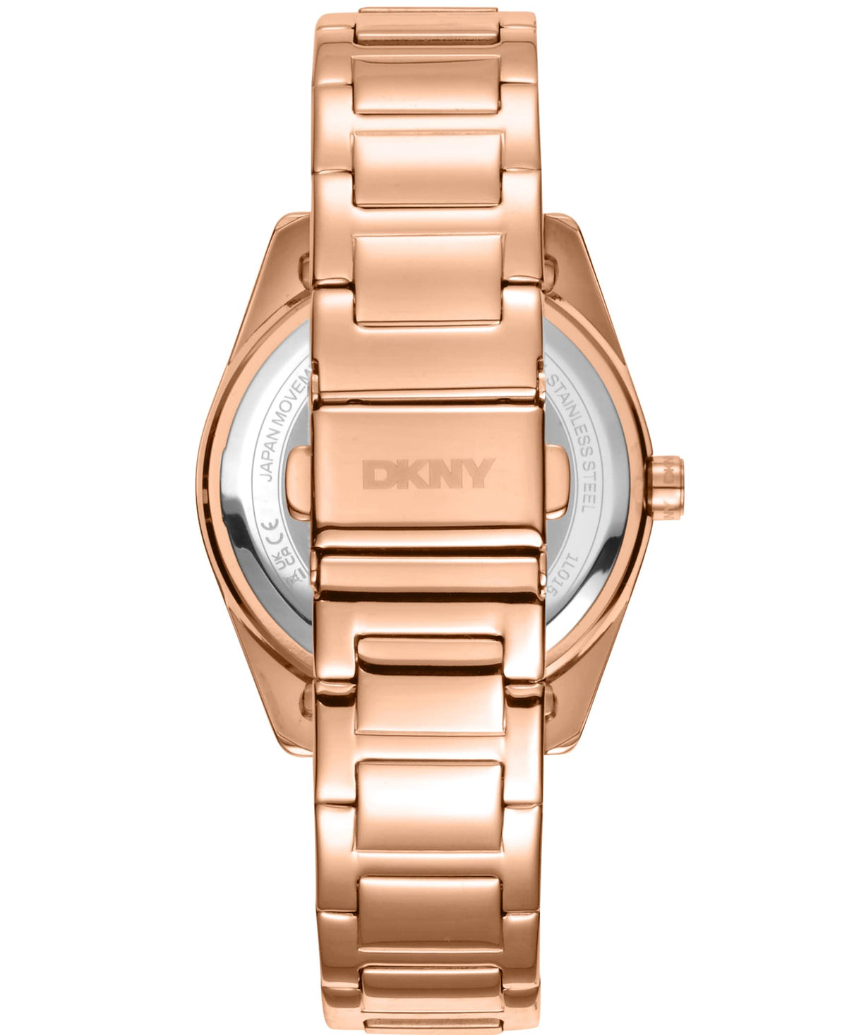 Dkny Women Watch, Rose Gold Color Case, Rose Gold Dial, Rose Gold Color Metal Bracelet, Multi-Function, 5 Atm