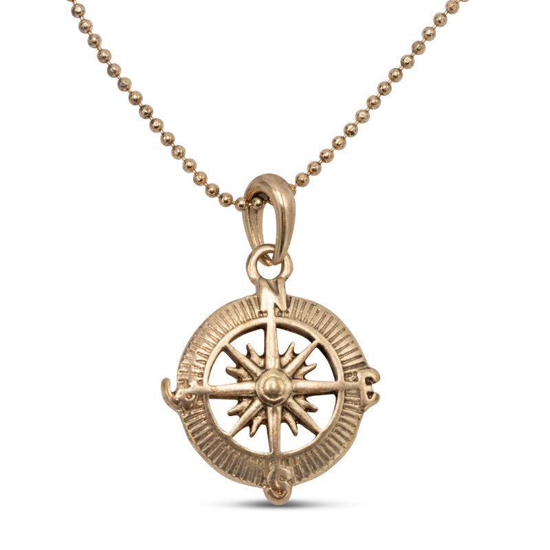 Cool Jewels Nautical Compass Pendant Necklace - Assorted - Job Lot (49 Necklaces)