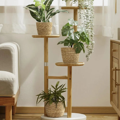 Decorative Woven Planter with Plastic Liner