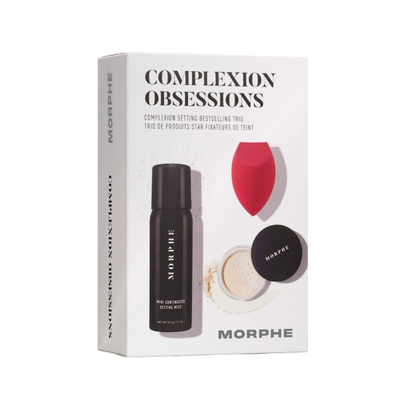 Morphe Make Up Set Mist Setting Mist Powder & Sponge (Blemished Box)