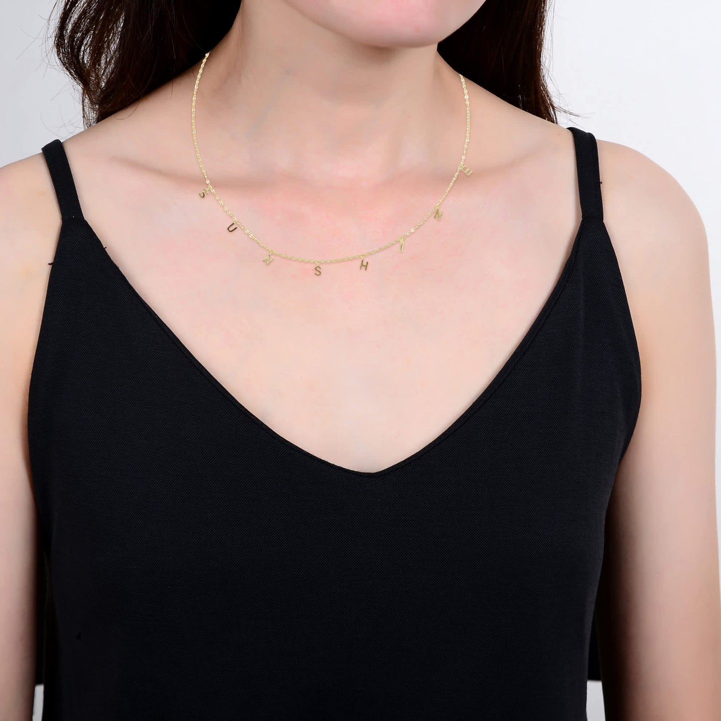 Gold Over Sterling Silver Pearl Sunshine Necklace with 18" Chain