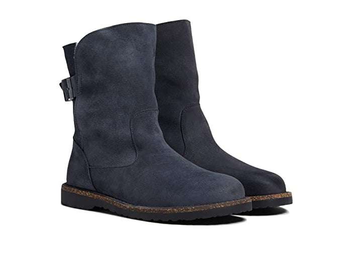 Birkenstock Uppsala Shearling Suede Leather Graphite