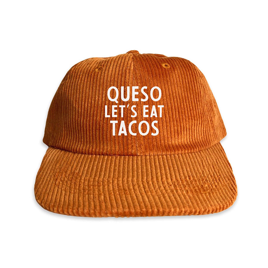 Frankie Jean Queso Let's Eat Tacos Corduroy Cap