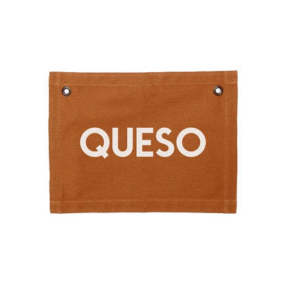 Frankie Jean Queso Small Canvas Flag