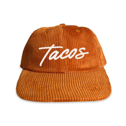 Frankie Jean Tacos Cursive Corduroy Cap