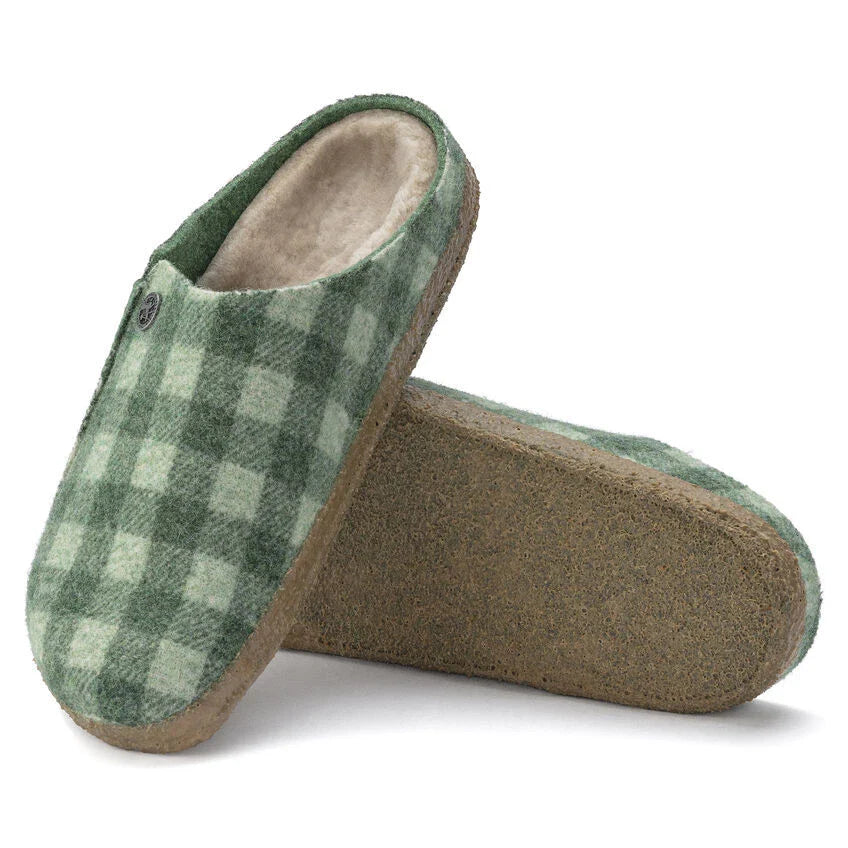 Birkenstock Unisex Zermatt Rivet Split Felt Fur Beryl