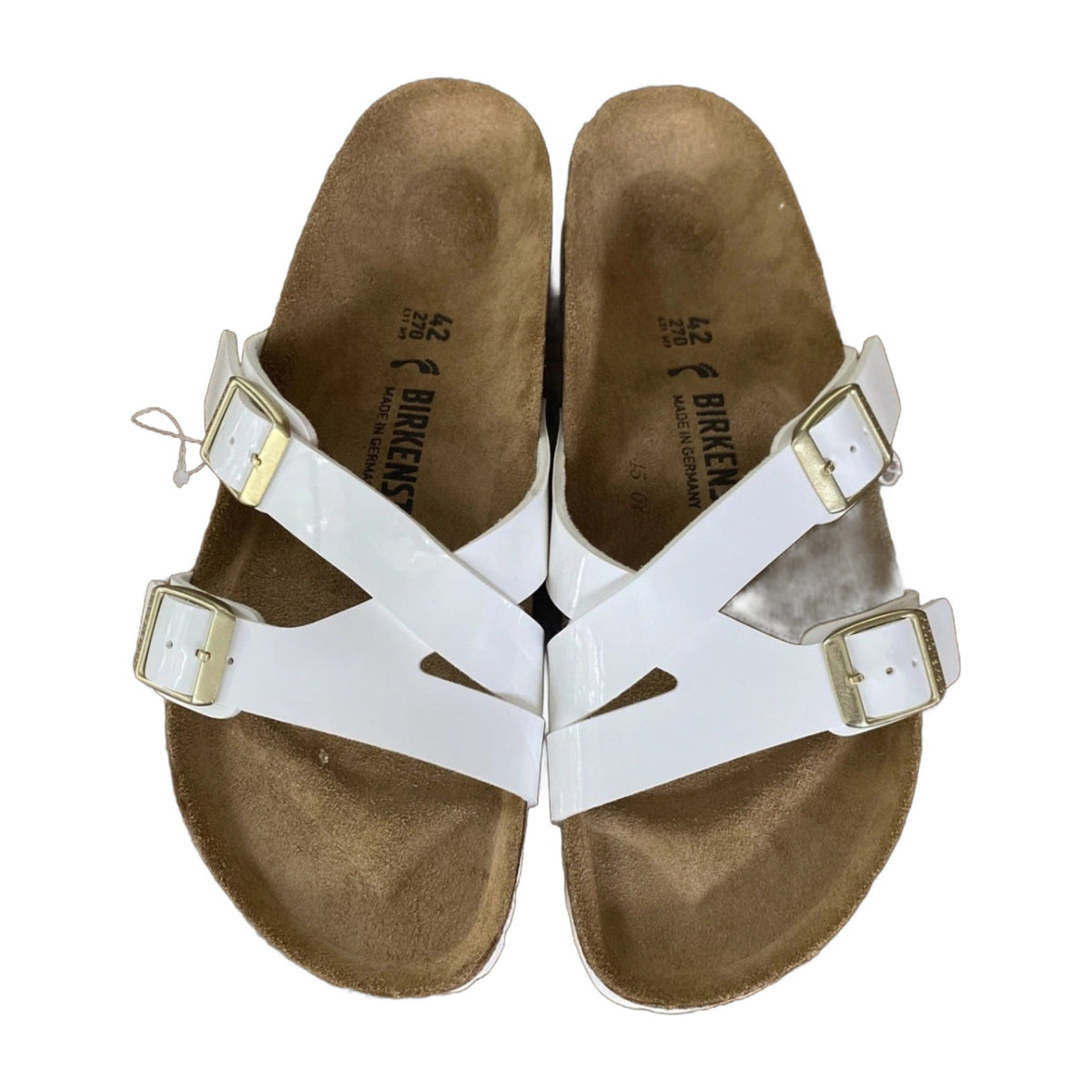 Birkenstock Unisex Yao Balance Birko Flor Super Natural Flowers White
