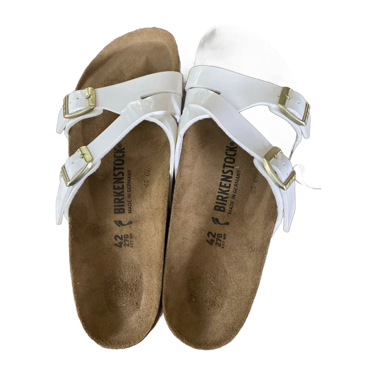 Birkenstock Unisex Yao Balance Birko Flor Super Natural Flowers White