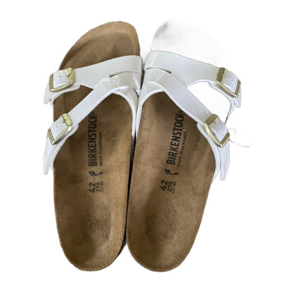 Birkenstock Unisex Yao Balance Birko Flor Super Natural Flowers White