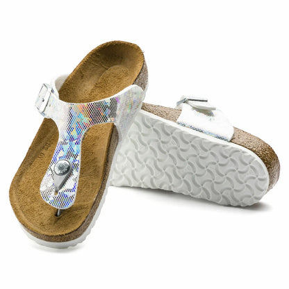 Birkenstock Gizeh Kids Birko-Flor Hologram Silver