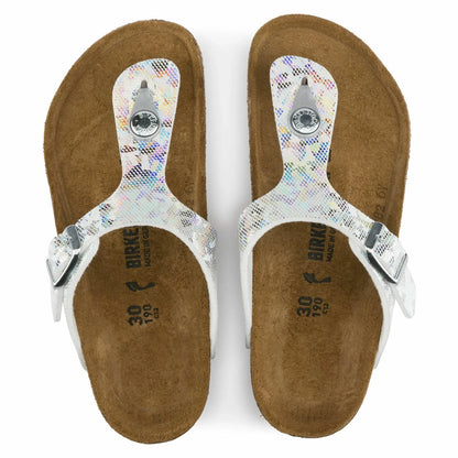 Birkenstock Gizeh Kids Birko-Flor Hologram Silver